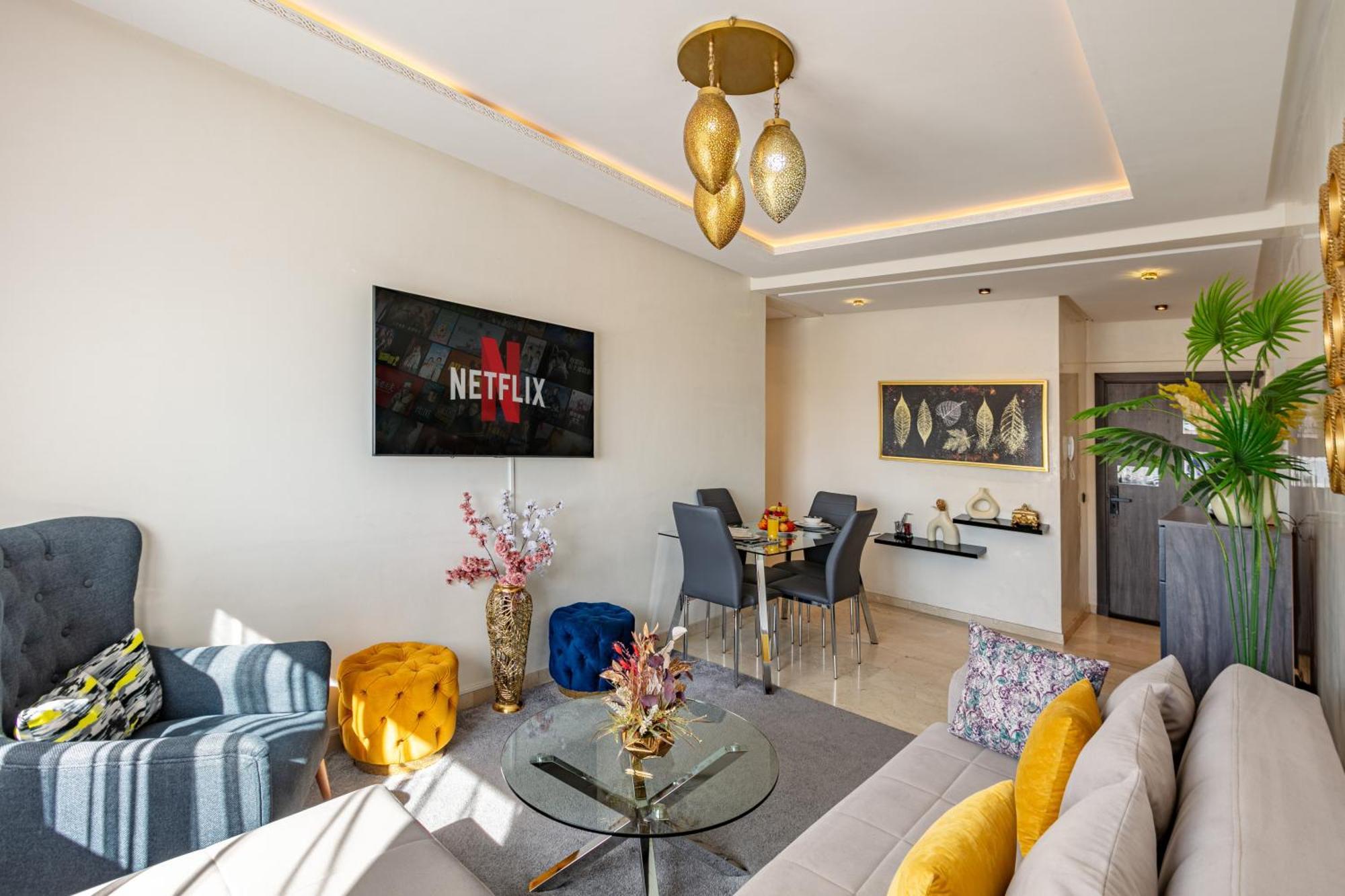 Cozy 2-Bedroom Apartment In Gueliz, Marrakech Marrakesh Exterior photo
