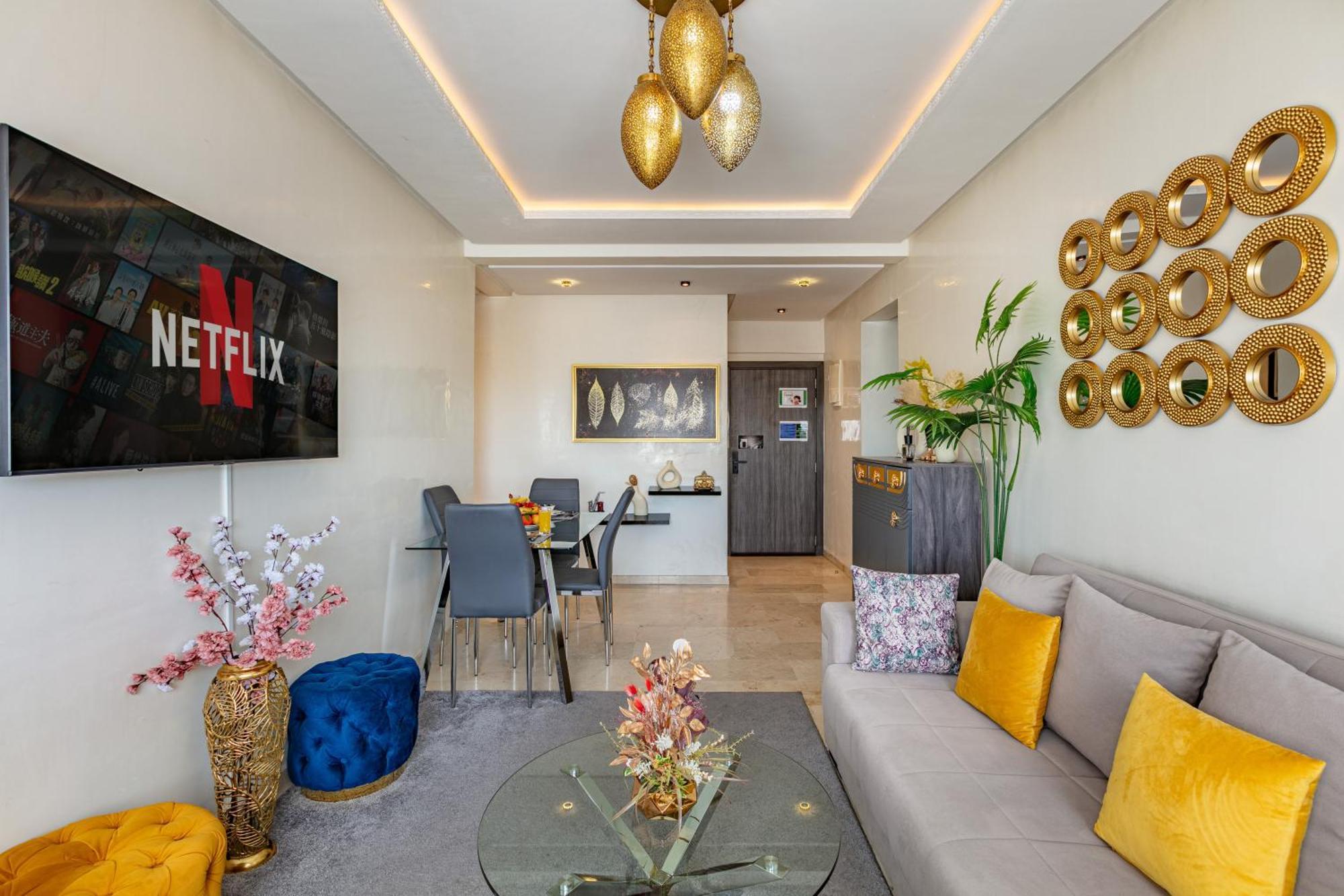 Cozy 2-Bedroom Apartment In Gueliz, Marrakech Marrakesh Exterior photo